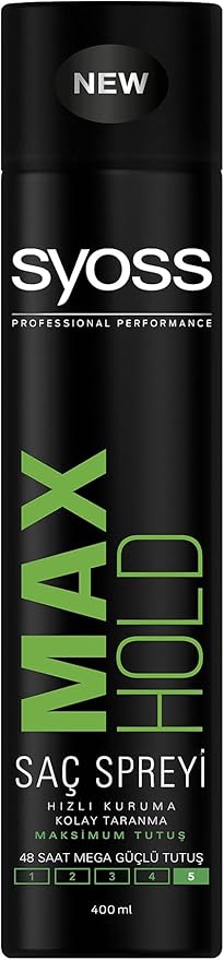 Styling Syoss Maksimum Tutuş Sprey, 400 Ml