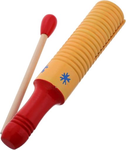 Ahşap Guiro Kazıma Aleti Oyuncakları Eğitici Perküsyon Müzik Aletleri Küçük Çocuklar İçin