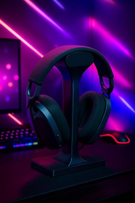 için kulaklık standı, kulaklık tutucu