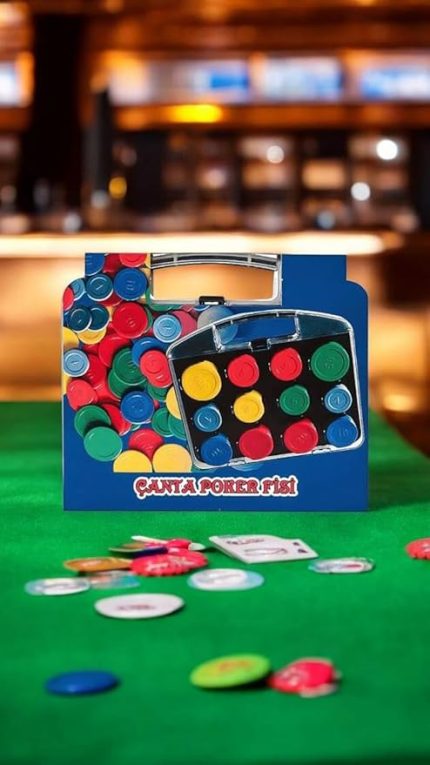 Plastik Poker Fişi Poker Chip Poker Çipi 96 Adet