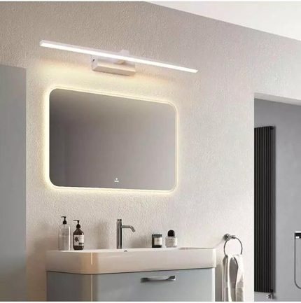 Avize Berrak Modern Tasarım Beyaz Renk Gün Işığı Ledli Banyo - Mutfak - Salon Led Duvar Aplik