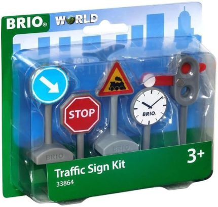 Traffic Sign Kit, Tren Yolu için Trafik İşareti Oyuncak Kiti