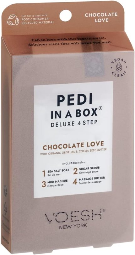 Pedi In A Box Deluxe 4 Adımlı Pedikür Seti Çikolata