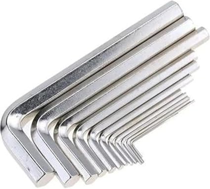 Parça Çelik Alyan Seti Kısa Düz Köşe Alyan Anahtar Takımı 1,5mm-8mm Arası Alyan Takımı Allen Anah - Görsel 3