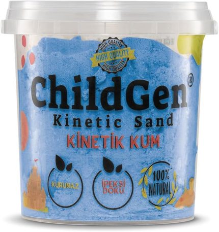 Doğal Kinetik Kum 500gr - Mavi