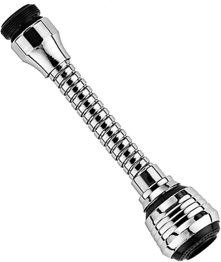 Hortumlu Esnek Su Tasarruflu 2 Modlu Musluk Başlığı, Ayarlanabilir Akış ve Yön, Kolay Montaj, Dayanıklı Tasarım