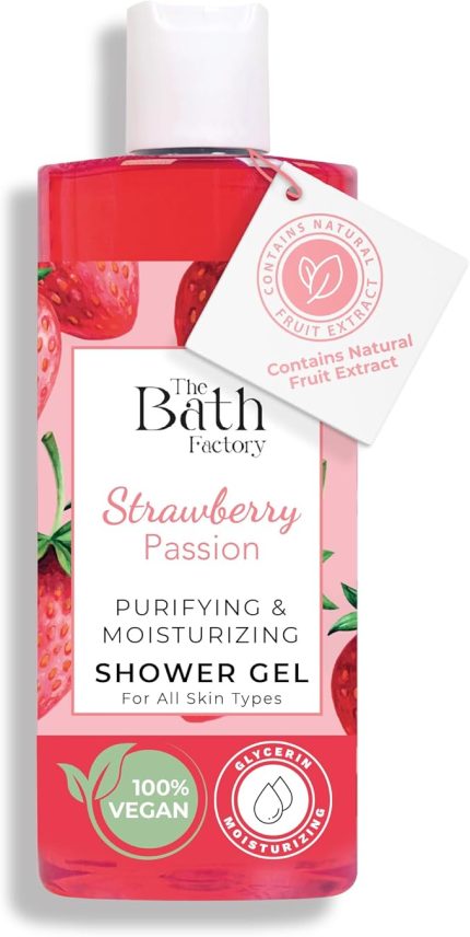 Bath Factory Nemlendirici Ve Besleyici Çilek Aromalı Duş Jeli 400 ml