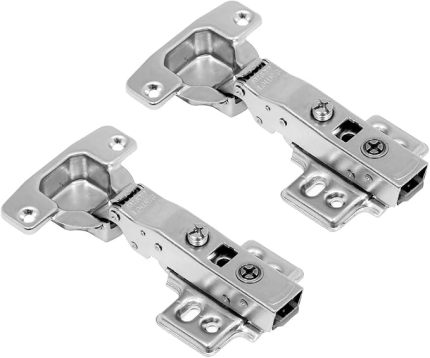 1 ÇİFT Master Frenli Dolap Kapak Menteşesi Pistonlu Düz Tas Menteşe