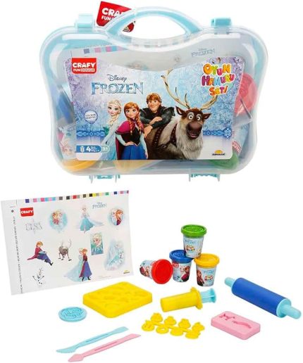 Oyun Hamur Set Frozen Plstk.Çnt.4X50G.20Prç.(Frzn) Mv.