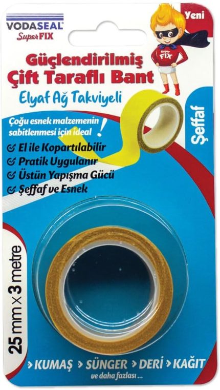 Çift Taraflı Bant 25 x 3 Metre