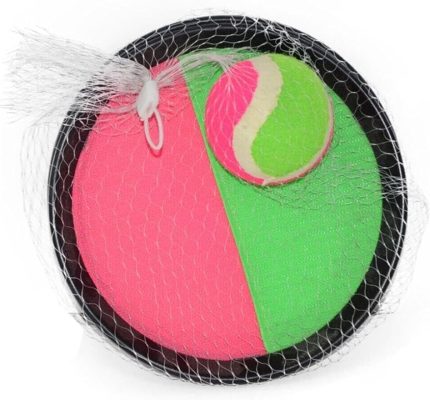 At Tut Yakala Yapışkanlı Tenis Oyunu Siyah bambmNM1032