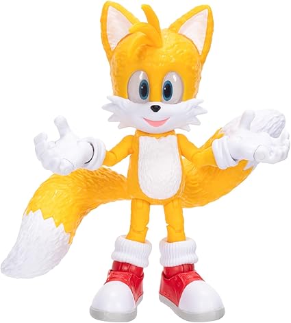 The Hedgehog Sonic 3 Film Aksiyon Figürleri 5 İnç Kuyruk Koleksiyoncu Oyuncak Figürü, Erkek Kız Çocuklar için Yüksek Mafsallı - Resmi Lisanslı 3 Film Ürünü - Görsel 4