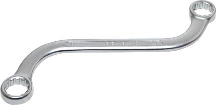 30745 | S şeklinde çift halkalı anahtar 12 köşeli | SW 18 x 19 mm