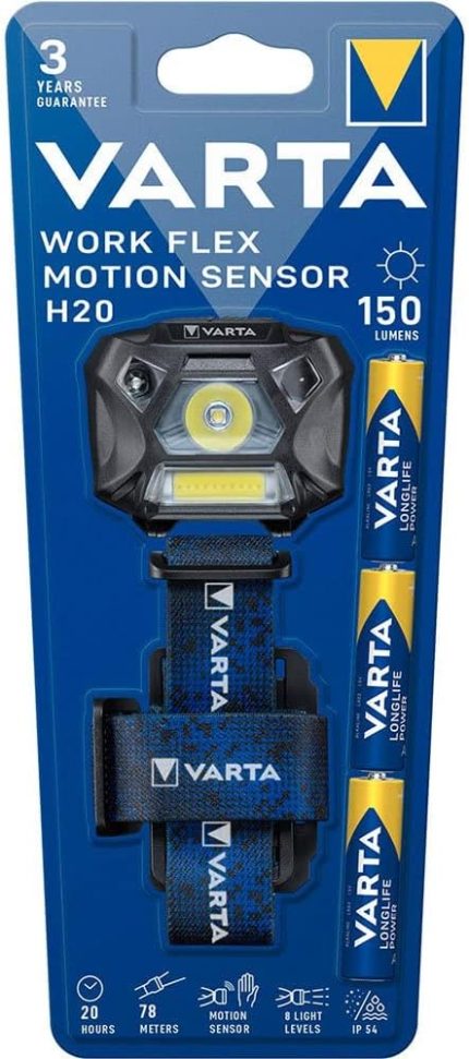 WORK FLEX MotionSensor H20(Kafa Feneri) (Hareket sensörlü)