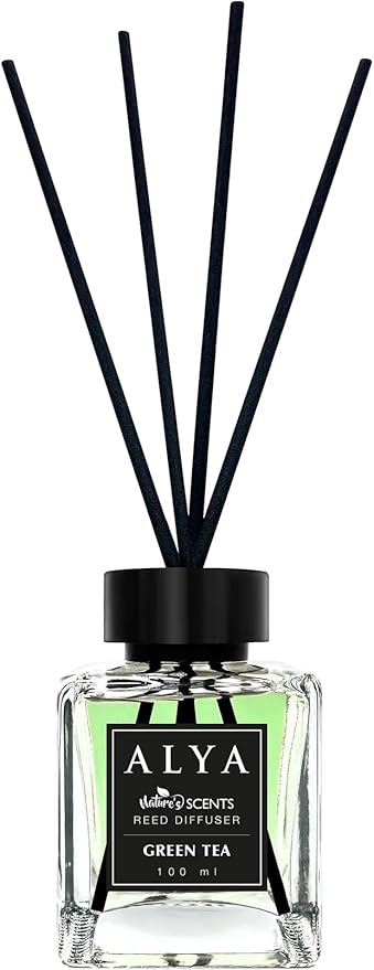 ALYA Nature's Scents Green Tea Bambu Çubuklu Oda Kokusu - Yeşilçay Kokusu
