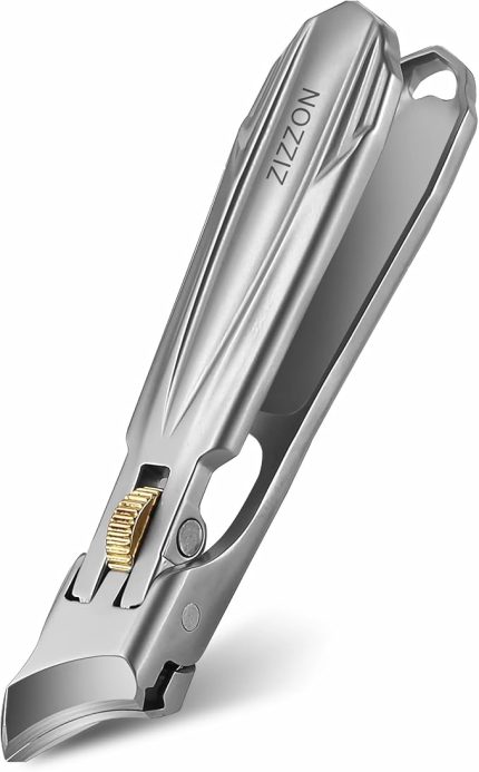 Kalın veya Batık Ayak Tırnakları için Geniş Açılan Çene Açılı Ayak Tırnak Makası, Yakalayıcı ve Kilitli Ultra Keskin Tırnak Kesici, Tırnaklar ve Ayak Tırnakları için Ergonomik Kol Makası