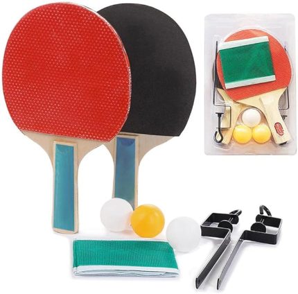 Masa Tenisi Raketi Seti 7 Parça Tenis Topu Fileli Set 7 Parça Başlangıç Seti