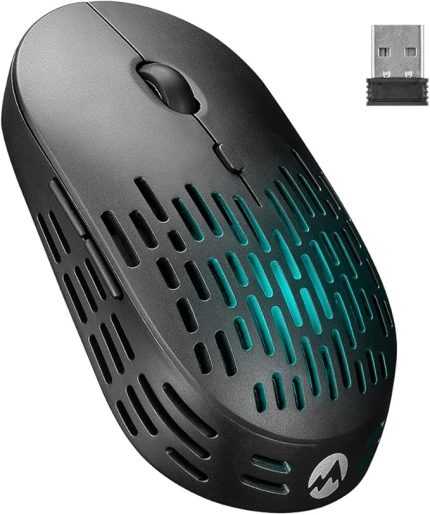 SM-W73 DUAL Mode İkisi Bir Arada Siyah Bluetooth&2.4GHz 6D Şarjlı Kablosuz Notebook Mouse