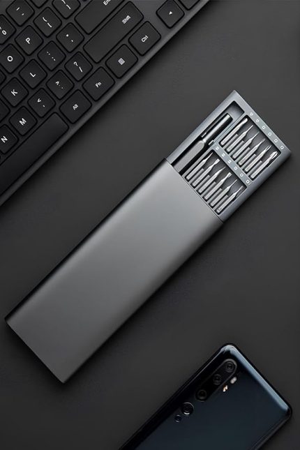 Mini Tornavida Seti Özel Kutulu 25 Parça Profesyonel Masa Telefon Gözlük Saat Tamir Seti Yıdız Torx