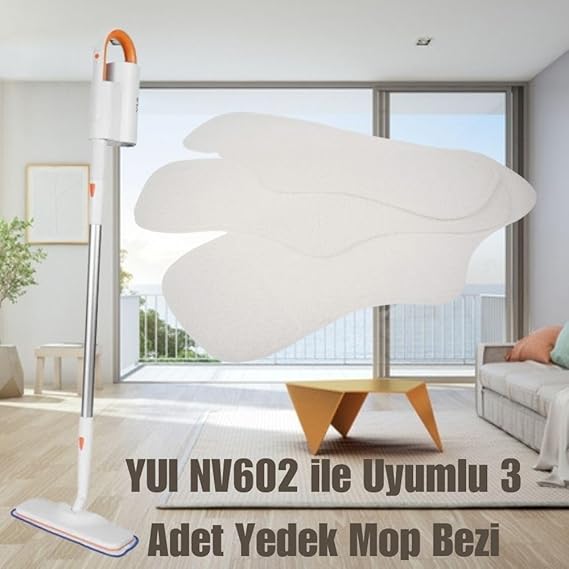 NV602 Çok Fonksiyonlu Buharlı Temizlik Makinesi ile Uyumlu Yer Bezi 3'lü - Görsel 3