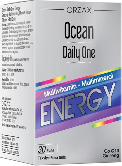 Daily One Energy Multivitamin & Multimineral 30 Tablet Takviye Edici Gıda