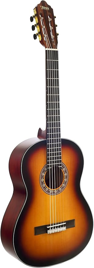 VC304ASB KLASİK GİTAR, SCALE 4/4, ANTİK SUNBURST MAT, KAPAK