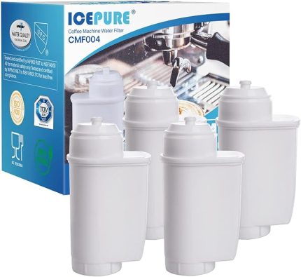 Kahve Makinesi Su Filtresi,İle uyumlu EQ Serisi, EQ3/EQ6/EQ9, EQ500, S700, Brita Intenza 575491, Bosch TCZ7003, TCZ7033, 4 adet