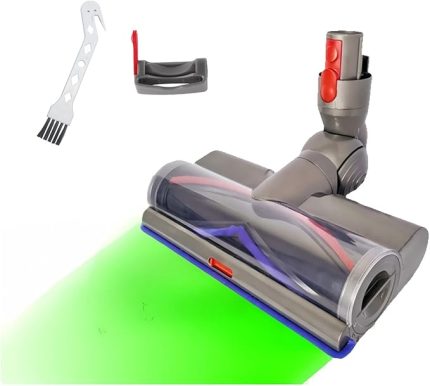 Dyson V7 V8 V10 V11 V15 G5 Vakum Parçaları için Motor Başlığı Temizleyici Kafa Değiştirme, LED Farlar ve Anahtar Kilidi, Halılar, Kilimler, Parke Zemin için Uygun