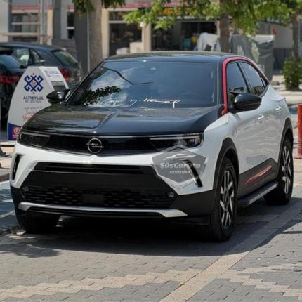 Aksesuar Opel Uyumlu Mokka 2021 Sonrası İçin Batman Yarasa Ayna Kapağı Piano Black ABS Plastik Sağ Sol Takım