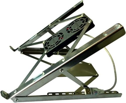 2FS02 fanlı Laptop Tablet Notebook standı, açılır kapanır, tüm laptoplara kolayca ayarlanır. Saglam ve zariftir. 40 Kg baskılanabilir. 3 Yıl Garanti Omur boyu kullanılabilir.