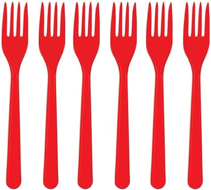 Kırmızı Çatal 25'li