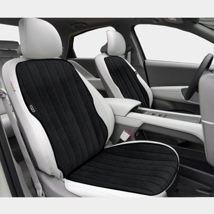 Vodina Serisi Tay Tüyü Cepli Oto Koltuk Minder Seti Koltuk Koruma Kılıfı Ön Arka Set Siyah
