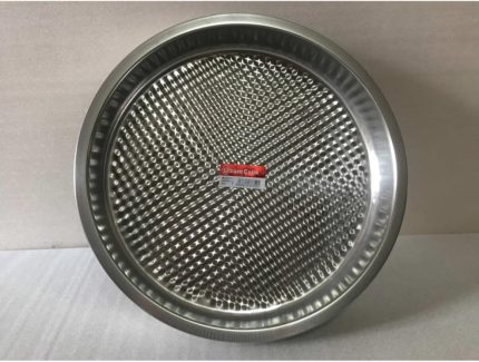 - Çiğ Köfte Tepsisi 0.No - Çap: 36 Cm - Derinlik: 6 Cm - Çelik Leğen - Motifli