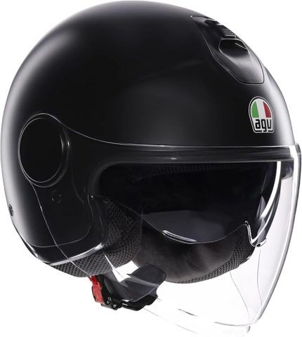 Eteres Motosiklet Kaskı Açık Kask Mono Matt Black XS