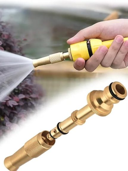 Tazyikli Su Püskürtme Bahçe Sulama Püskürtme Hortum Başlığı Yüksek Basınçlı Ayarlanabilir