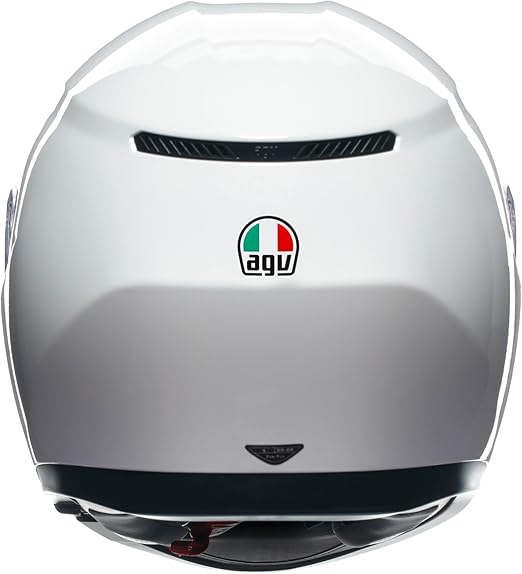 K3 Motosiklet Kaskı Kapalı Kask Mono White M - Görsel 3