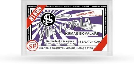 Eflatun Koyu Toz Kumaş Boyası