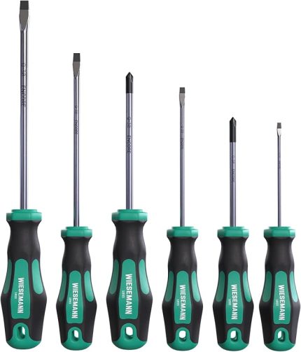 Seti 6 Parça Ergonomik Saplı, Düz & PH WIESEMANN 1893 I 80454