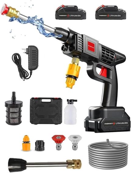 şarjlı ve yüksek basınçlı oto yıkama makinesi ve sulama tabancası bahçe yıkama makinesi