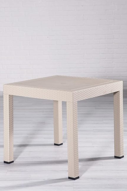 80x80 Camsız Cappucino Masa - Bahçe&Balkon&Teras