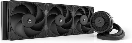 Liquid Freezer III Pro 420 - AIO CPU Soğutucu, 3 x 140 mm Su Soğutma, 38 mm Radyatör, PWM Pompa, VRM Fan, AMD AM5/AM4, Intel LGA1851/1770 Kontak Çerçevesi - Siyah