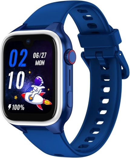 Kids Watch Adventure 4.5G Sim Kartlı Akıllı Çocuk Saati GPS Konum Takibi Görüntülü Görüşme (Mavi)