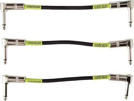 Ball 6" Çift Açılı Ara Kablolar 3'Lü Paket Siyah