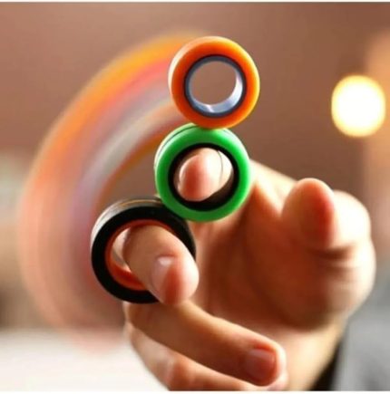 Adet İthal Model Manyetik Stres Yüzüğü El Hareket Oyuncağı İlginç Ürün Fidget Oyun Halkası
