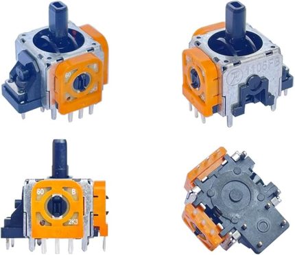 Playstation 5 4'lü Set Yedek Joystick (EL7 FU 2,3 K), PS5 Kablosuz Kumanda için, USB Kontrol Sensörlü USB Analog Denetleyici DualSense ile Uyumlu