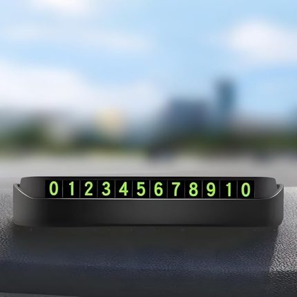 Araç İçi Numaratör, Her Rakamdan 4 adet Bulunur, Kaliteli Malzeme, Araba Camına Telefon Numarası Göstergesi, Sabit ve Kullanışlı Tasarım13x3.5x2.6 cm
