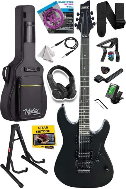 GRX-300-BAG Profesyonel Elektro Gitar Seti Akçaağaç (Humbucker-Humbucker)