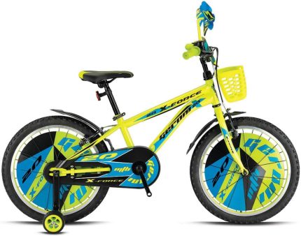 X-FORCE - 16" MTB - 10' - Vitessiz - V.B. - Neon Sarı-Siyah/Mavi