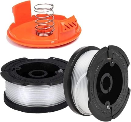 Black & Decker için çim biçme makinesi iplik makarası (Uzunluk 9,1 m çap çap 1,65 mm) naylon iplik makara iplik kesici A6481 A6485 AF-100 (Black & Decker AF-100, 2 adet)