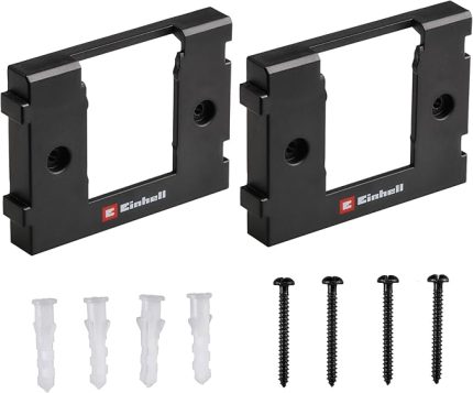 Einhell Power X-Change Akü Sabitleme Aparatı (tüm Power X-Change akülerini saklamak için uygundur, sınırsız uzatılabilir, kolay kurulum, takılabilir işlev, vidalar ve duvar tapaları dahil)